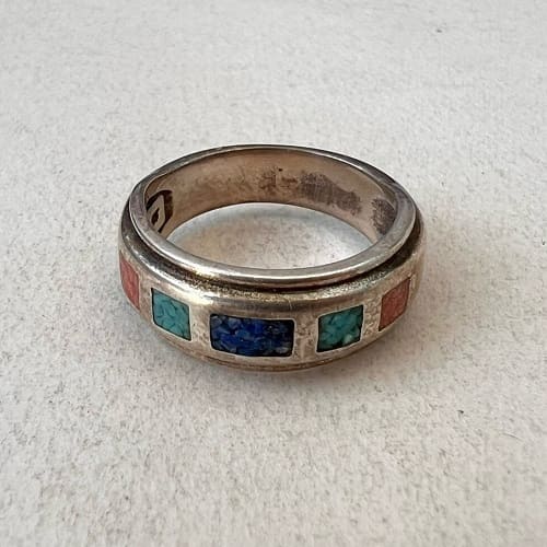 Vintage Indian 925 Silver Ring - Size 6 US, 5.5g