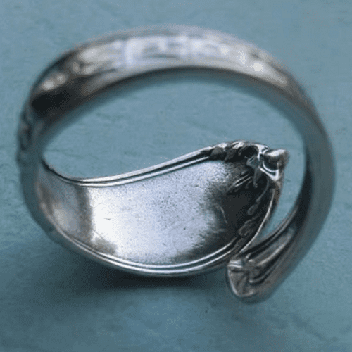 Vintage 1970s Sterling Silver Aries Zodiac Ring | Adjustable Open Band